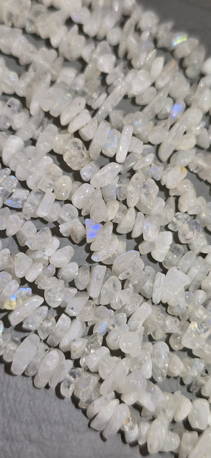 Rainbow Moonstone Beads - Chip