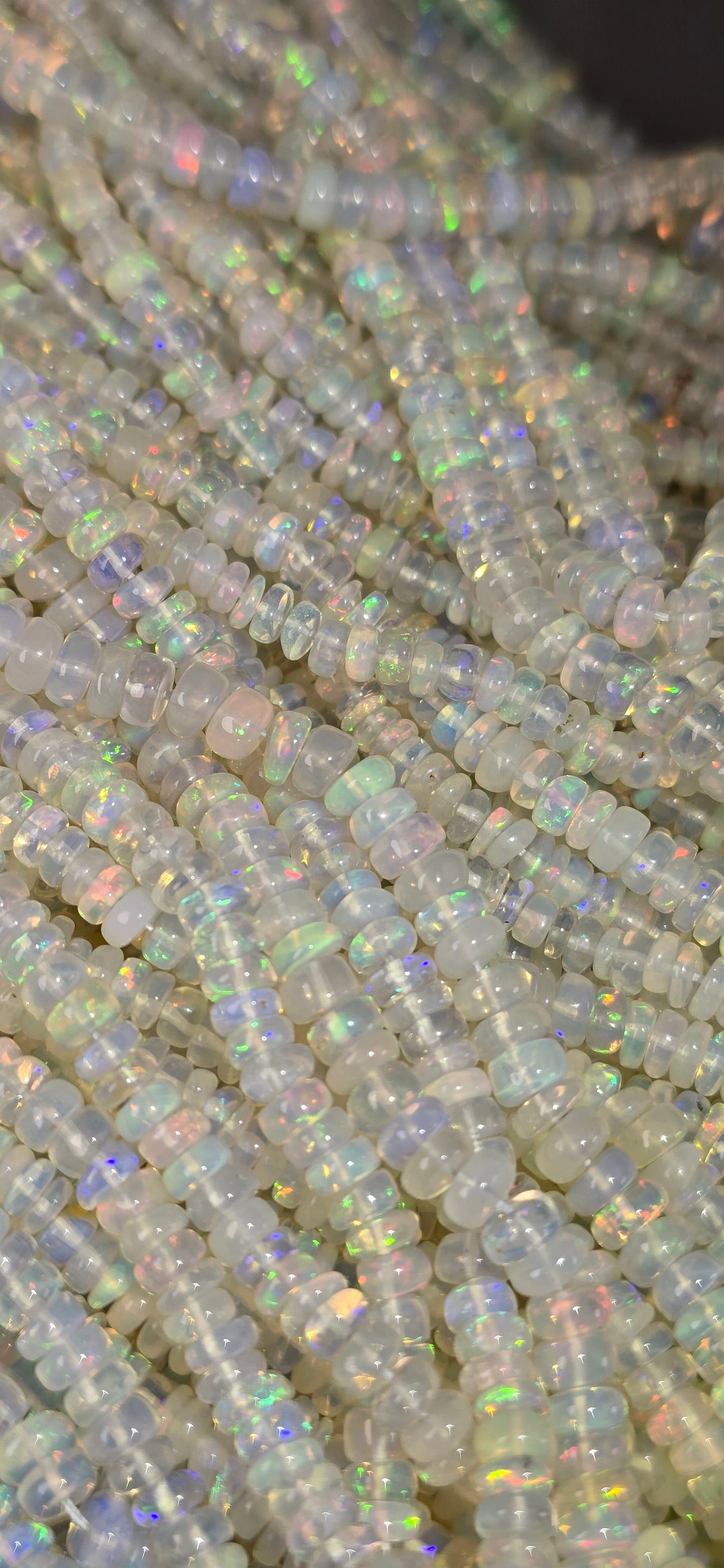 Ethiopian Opal High Grade Beads - Rondelle