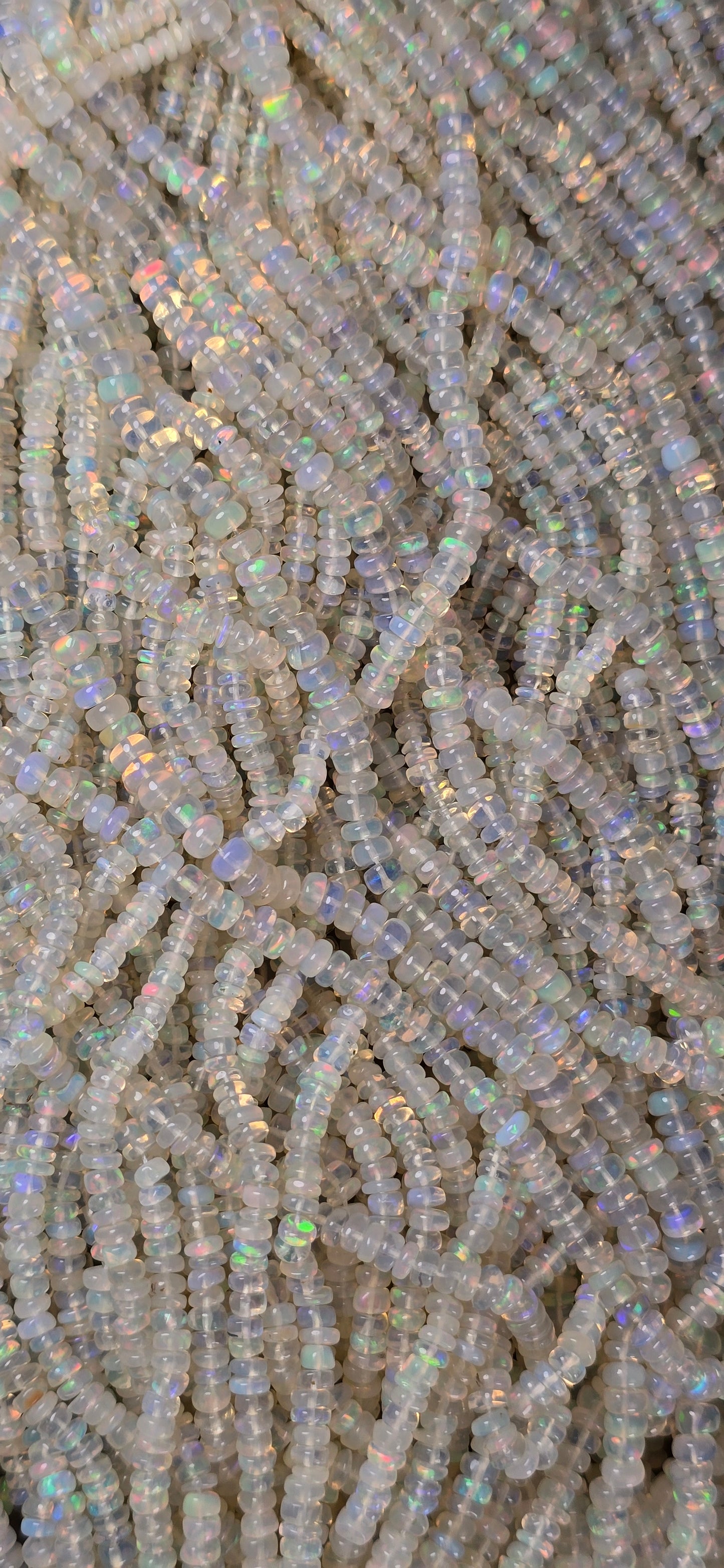 Ethiopian Opal High Grade Beads - Rondelle