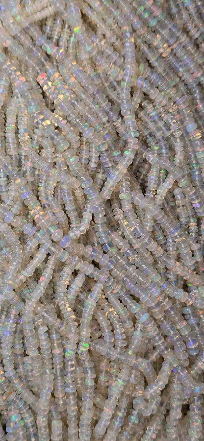 Ethiopian Opal High Grade Beads - Rondelle