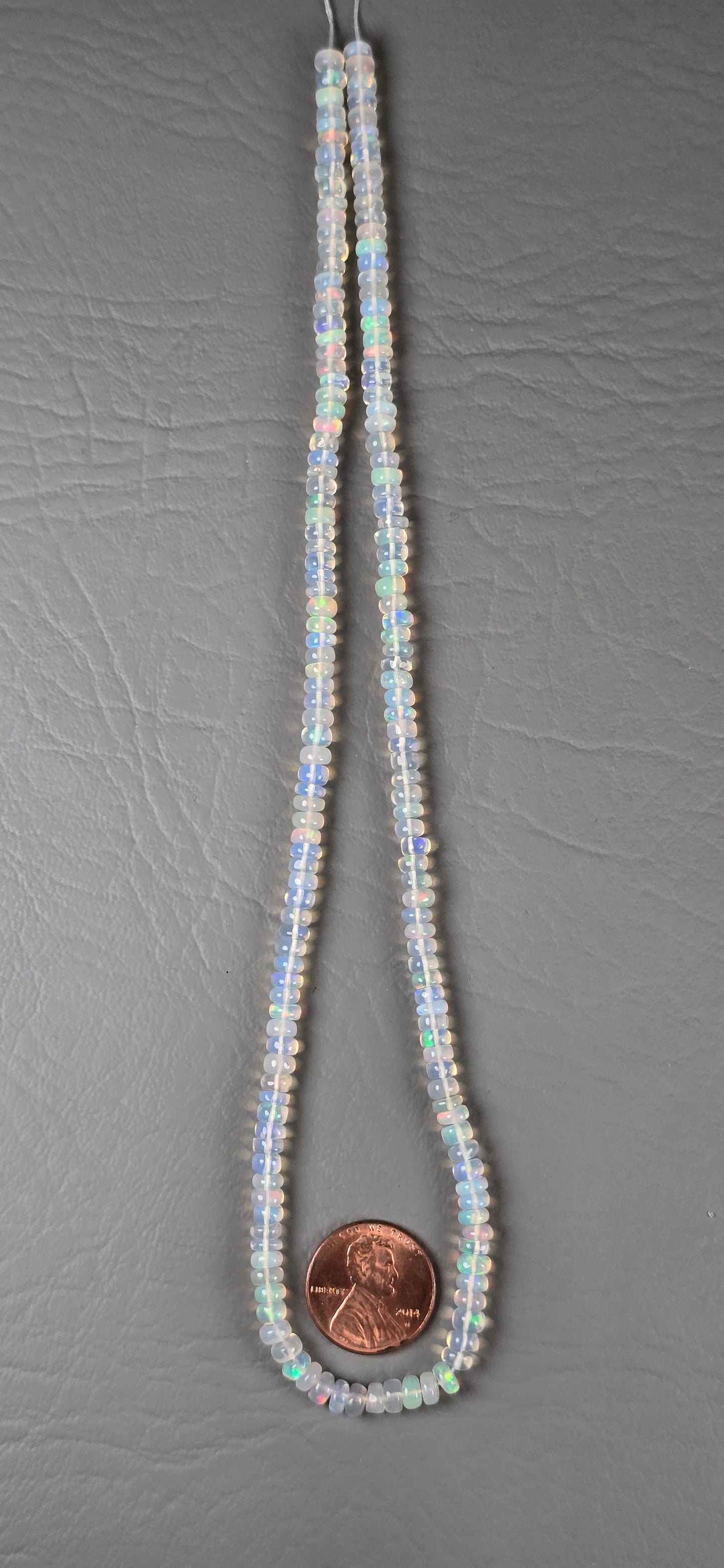 Ethiopian Opal High Grade Beads - Rondelle