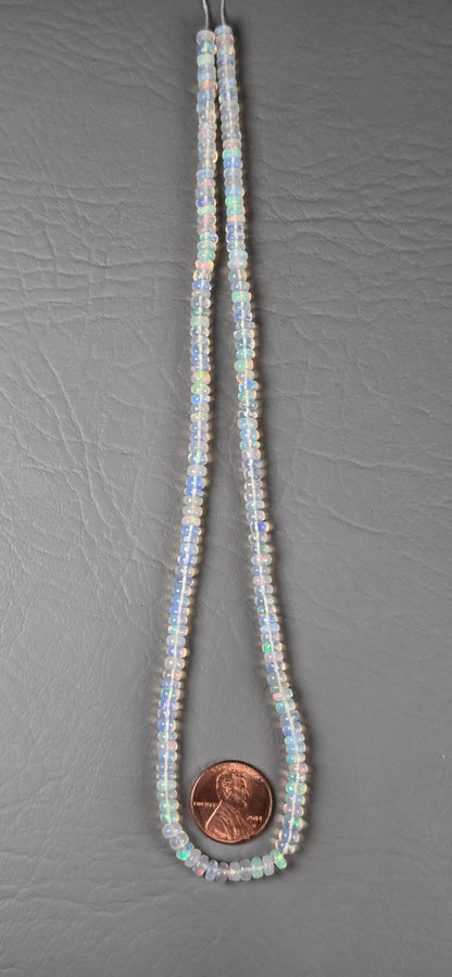 Ethiopian Opal High Grade Beads - Rondelle