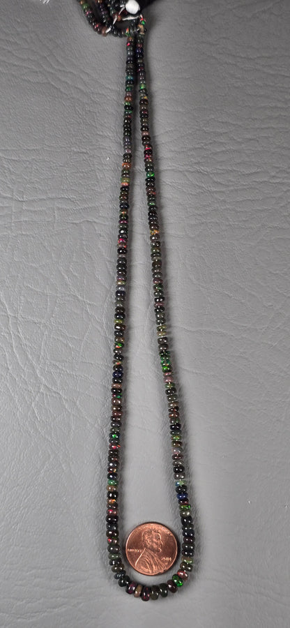 Ethiopian Opal High Grade Beads - Rondelle