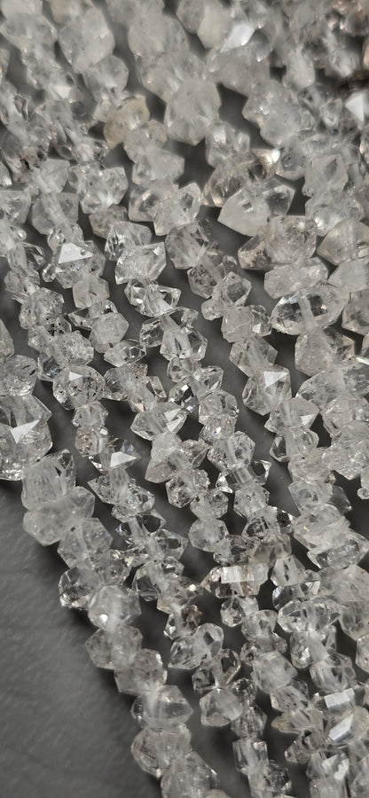 Diamond Quartz Natural Beads