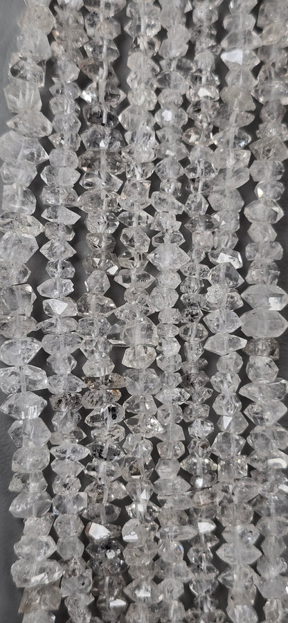 Diamond Quartz Natural Beads