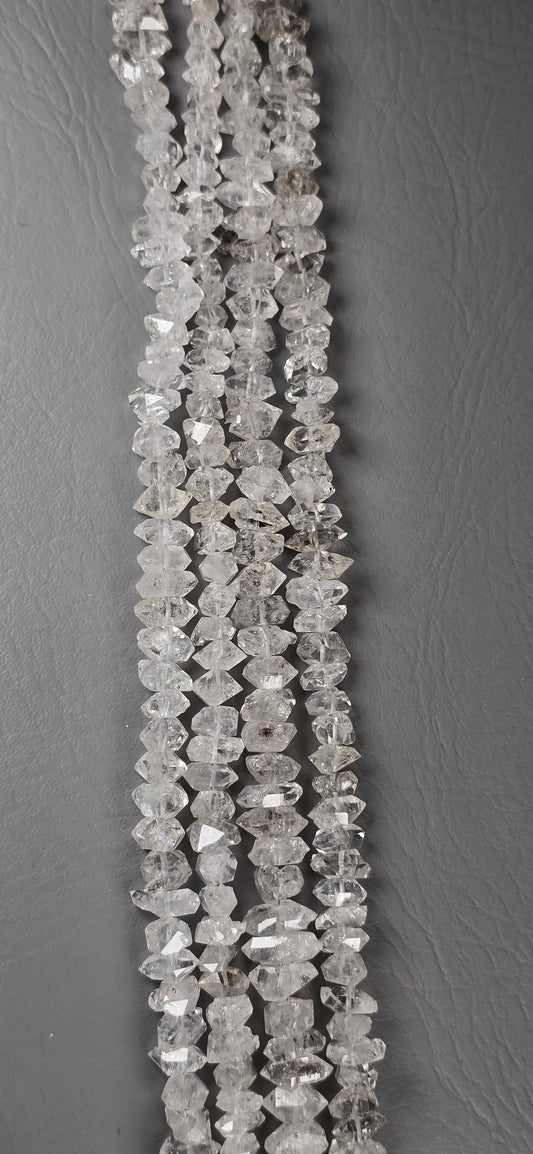 Diamond Quartz Natural Beads