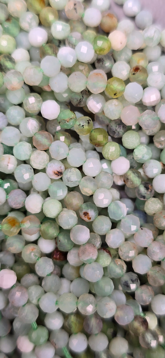 Chrysoprase Beads - Facet