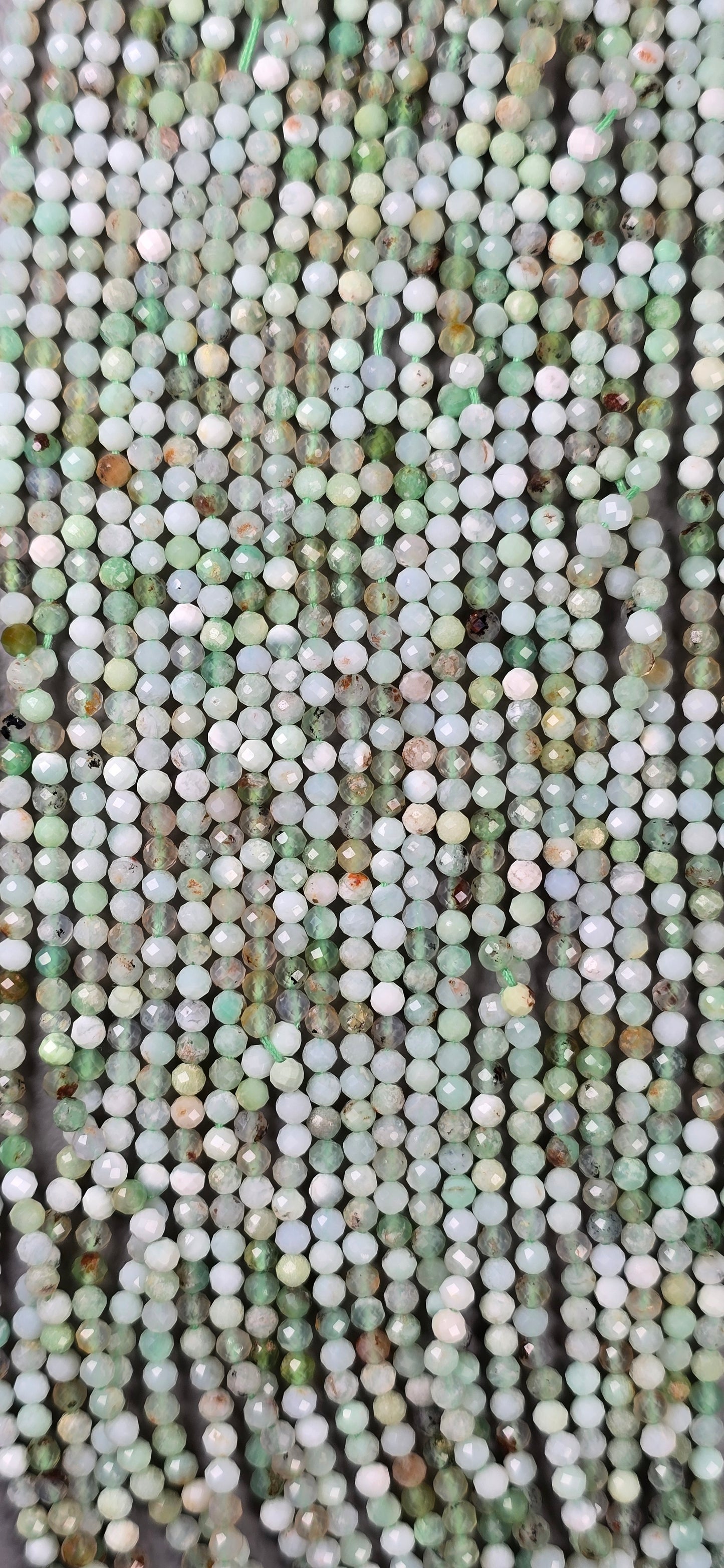 Chrysoprase Beads - Facet