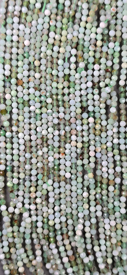 Chrysoprase Beads - Facet