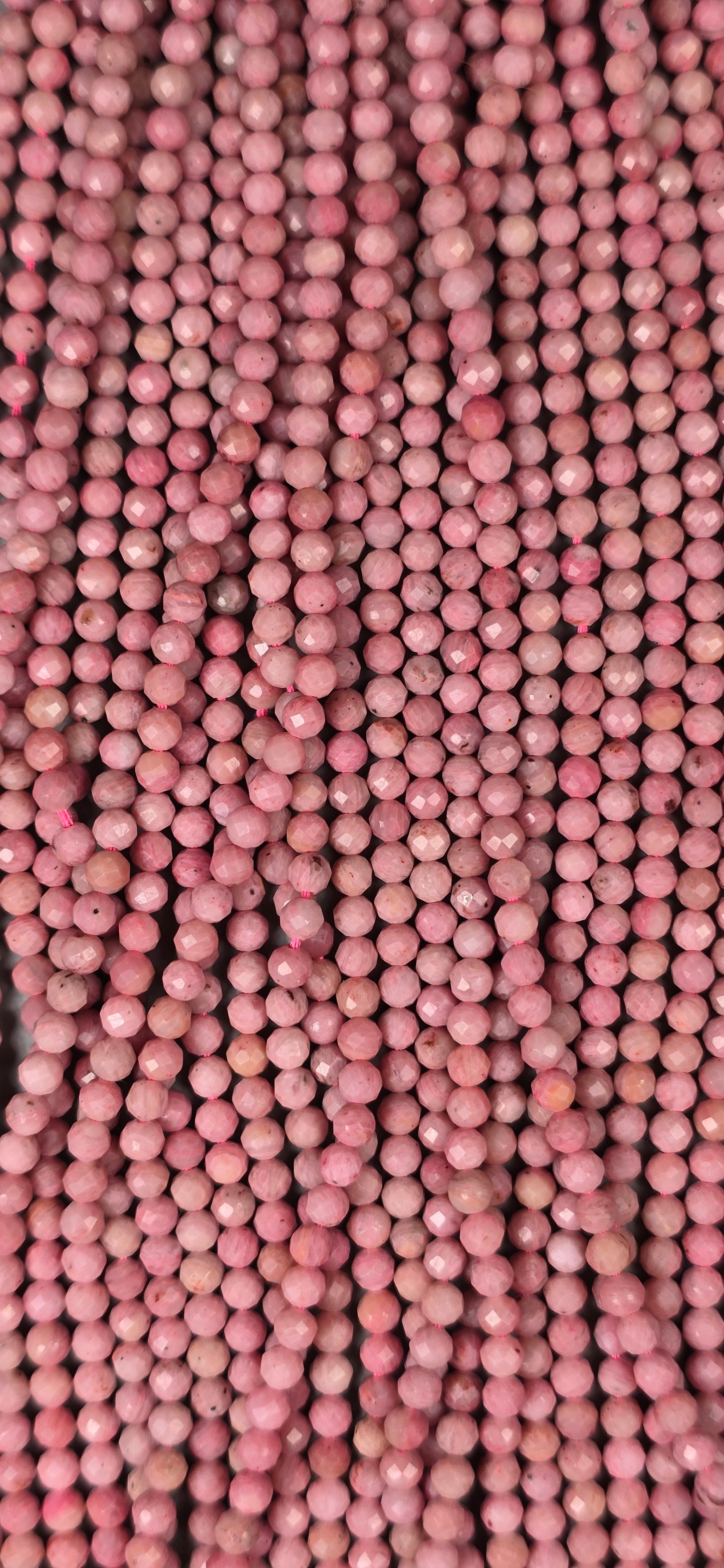 Pink Opal Beads - Facet
