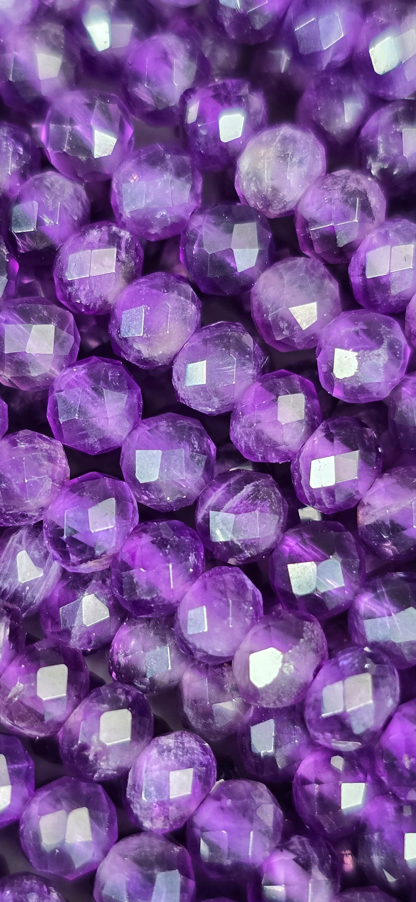 Amethyst Beads - Facet