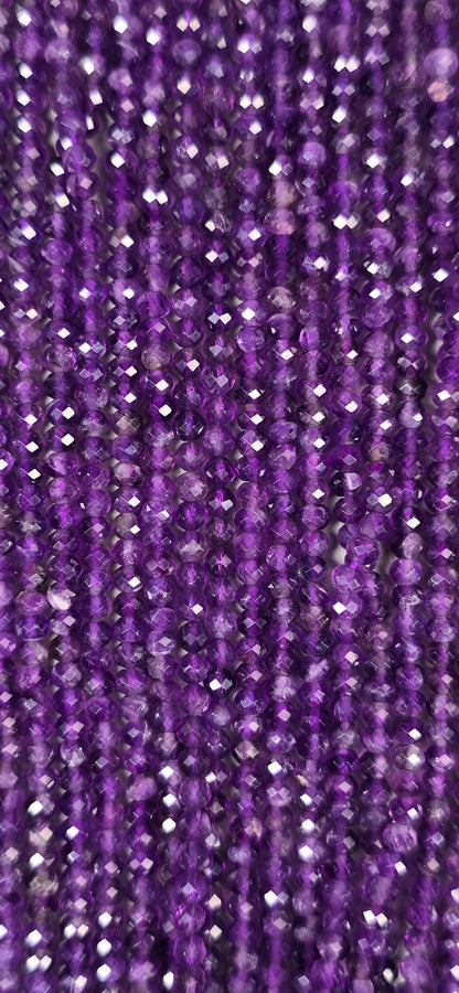 Amethyst Beads - Facet