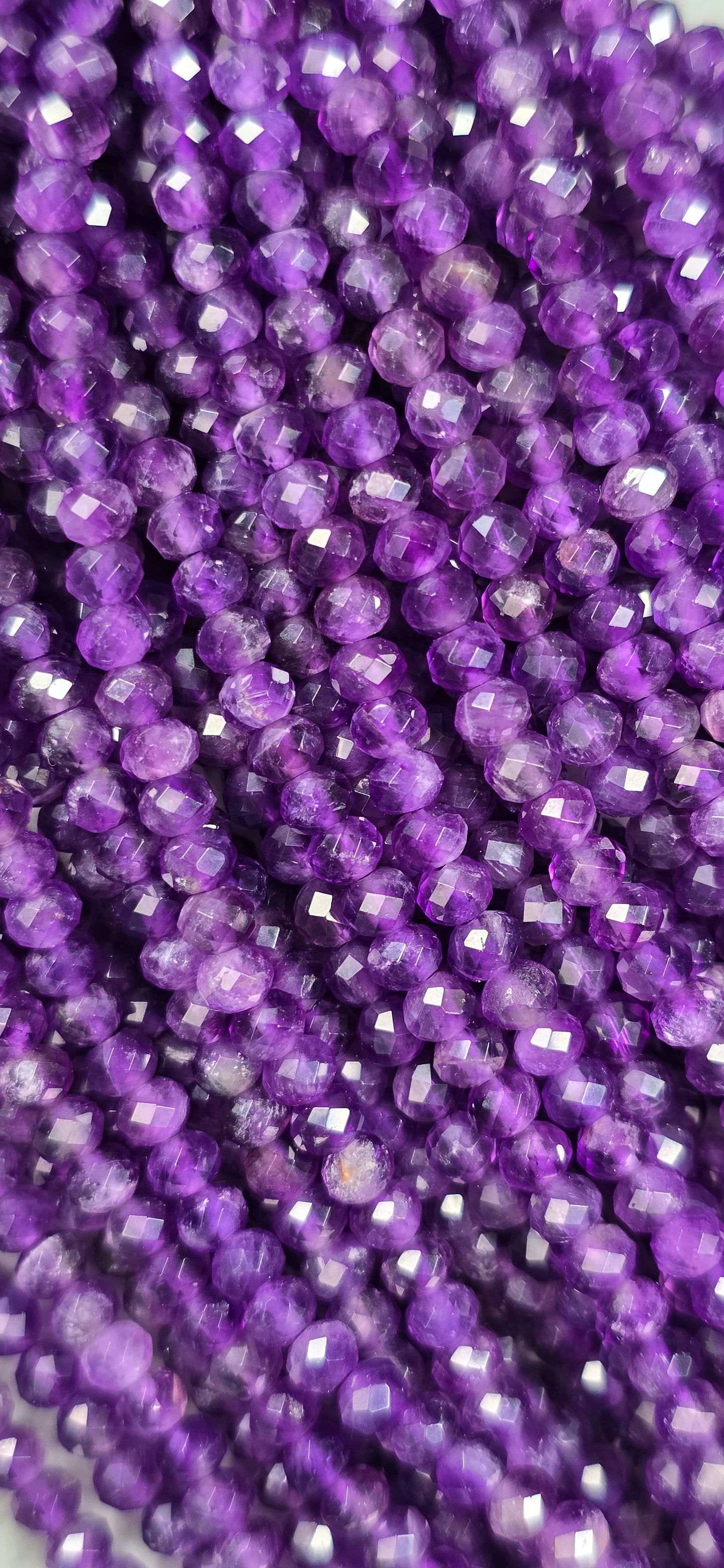 Amethyst Beads - Facet