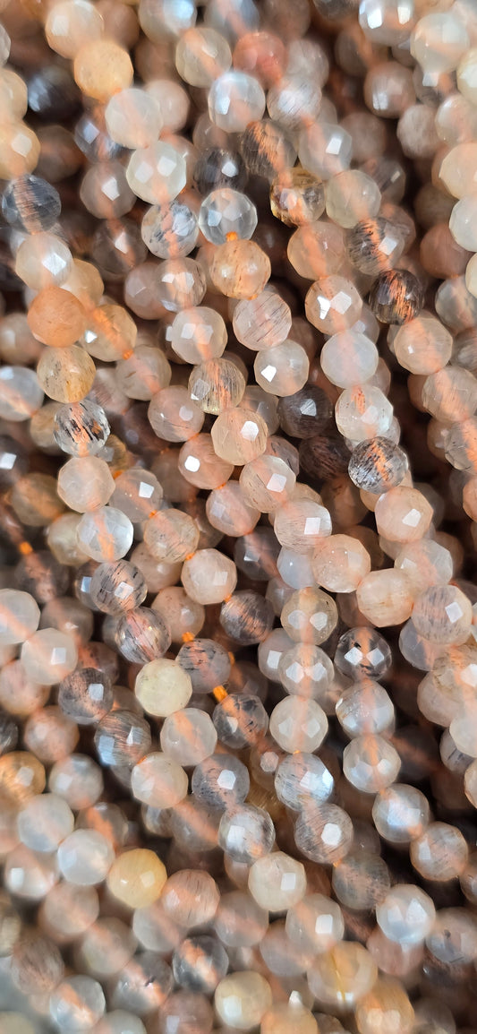 Assorted Feldspar Beads - Facet