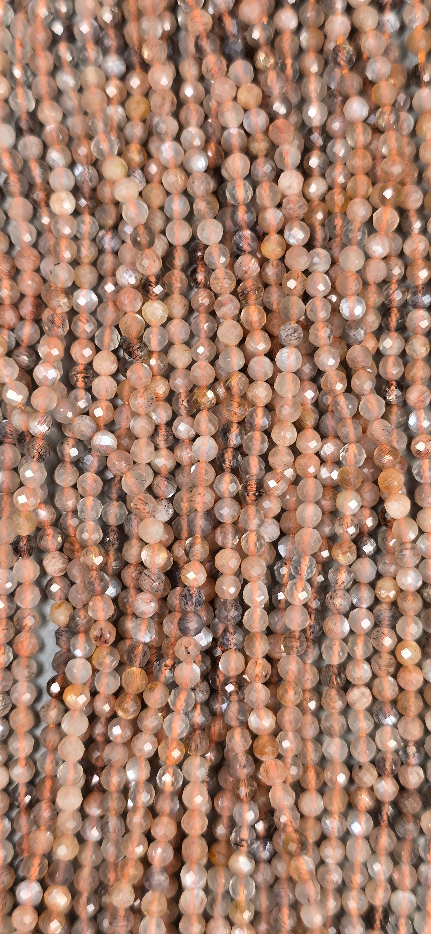 Assorted Feldspar Beads - Facet