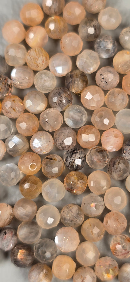 Assorted Feldspar Beads - Facet