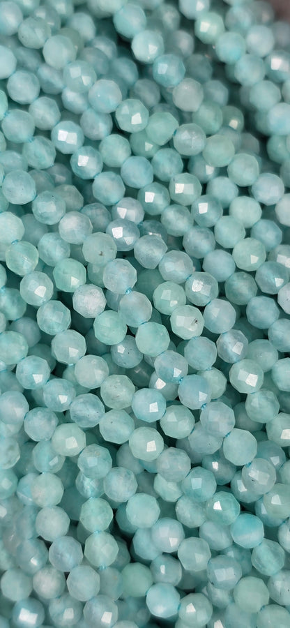 Amazonite Beads - Faceted