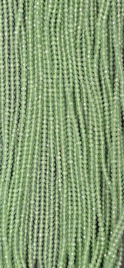 Prehnite Beads - Facet