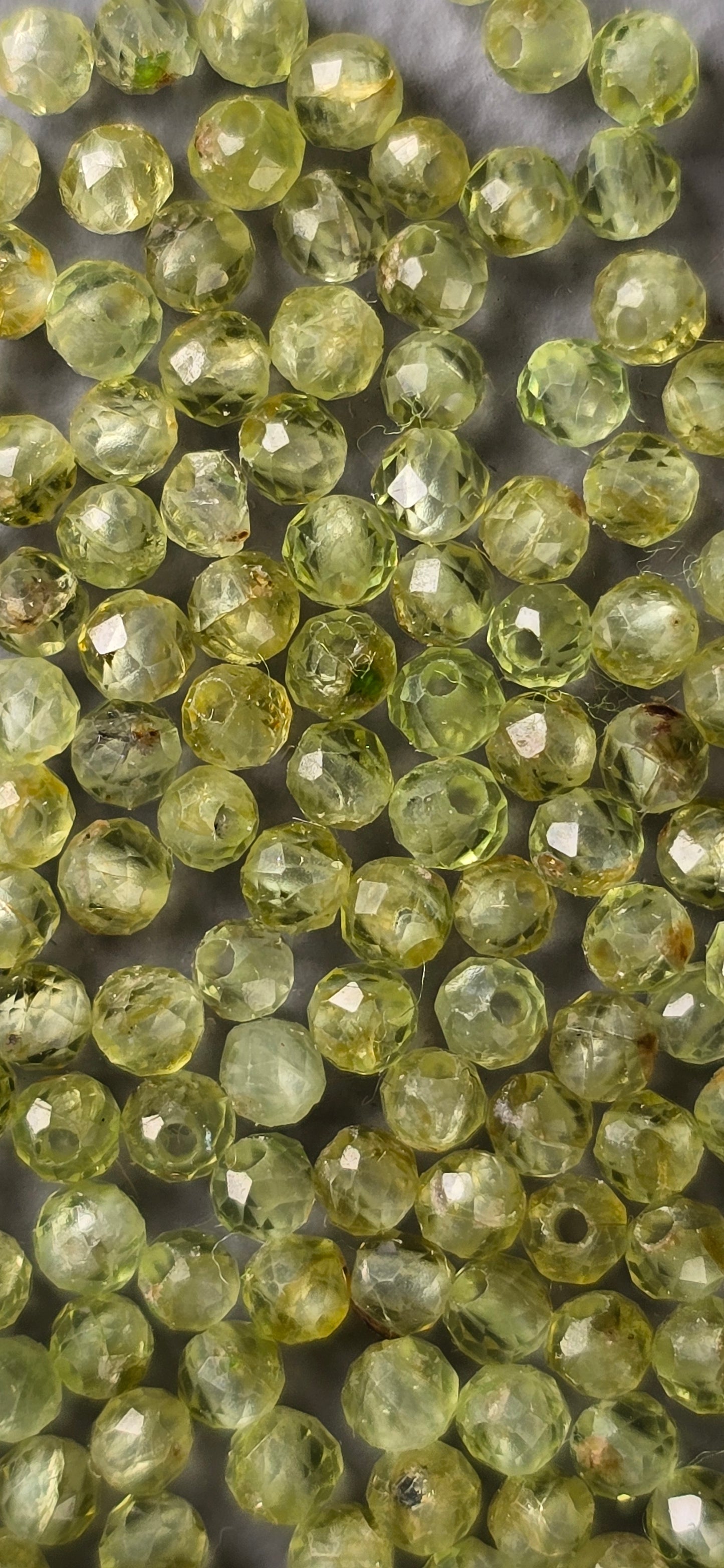 Peridot Beads - Facet