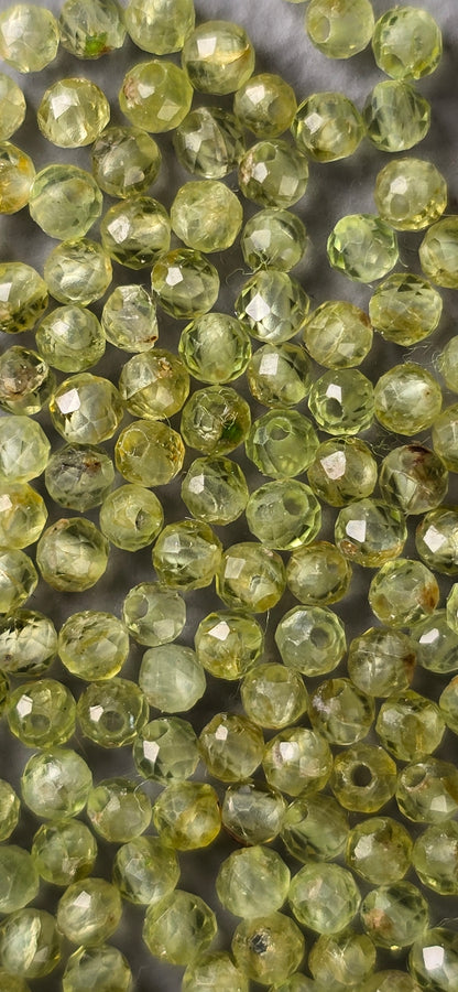 Peridot Beads - Facet