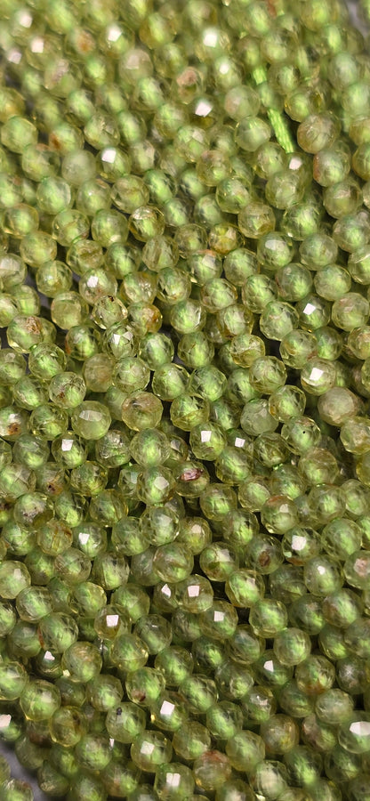 Peridot Beads - Facet