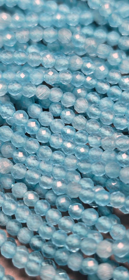 Blue Topaz Beads - Facet
