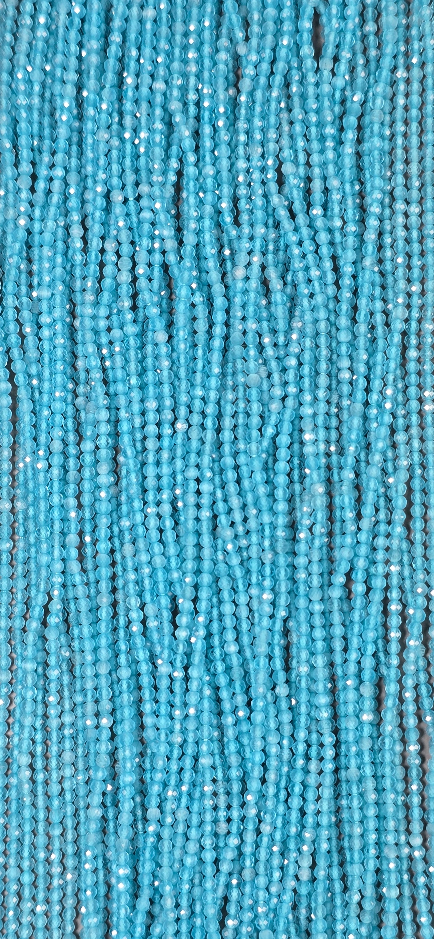 Blue Topaz Beads - Facet