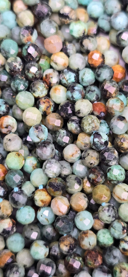 Tibetan Turquoise Beads - Facet