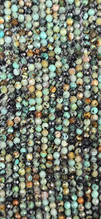Tibetan Turquoise Beads - Facet