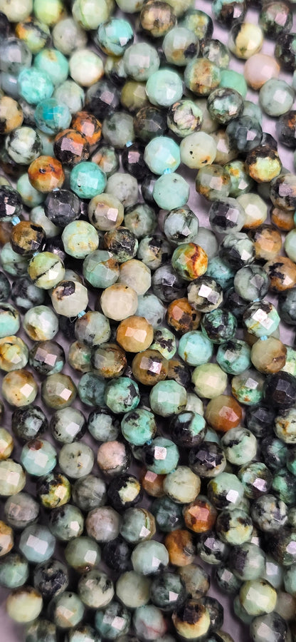 Tibetan Turquoise Beads - Facet