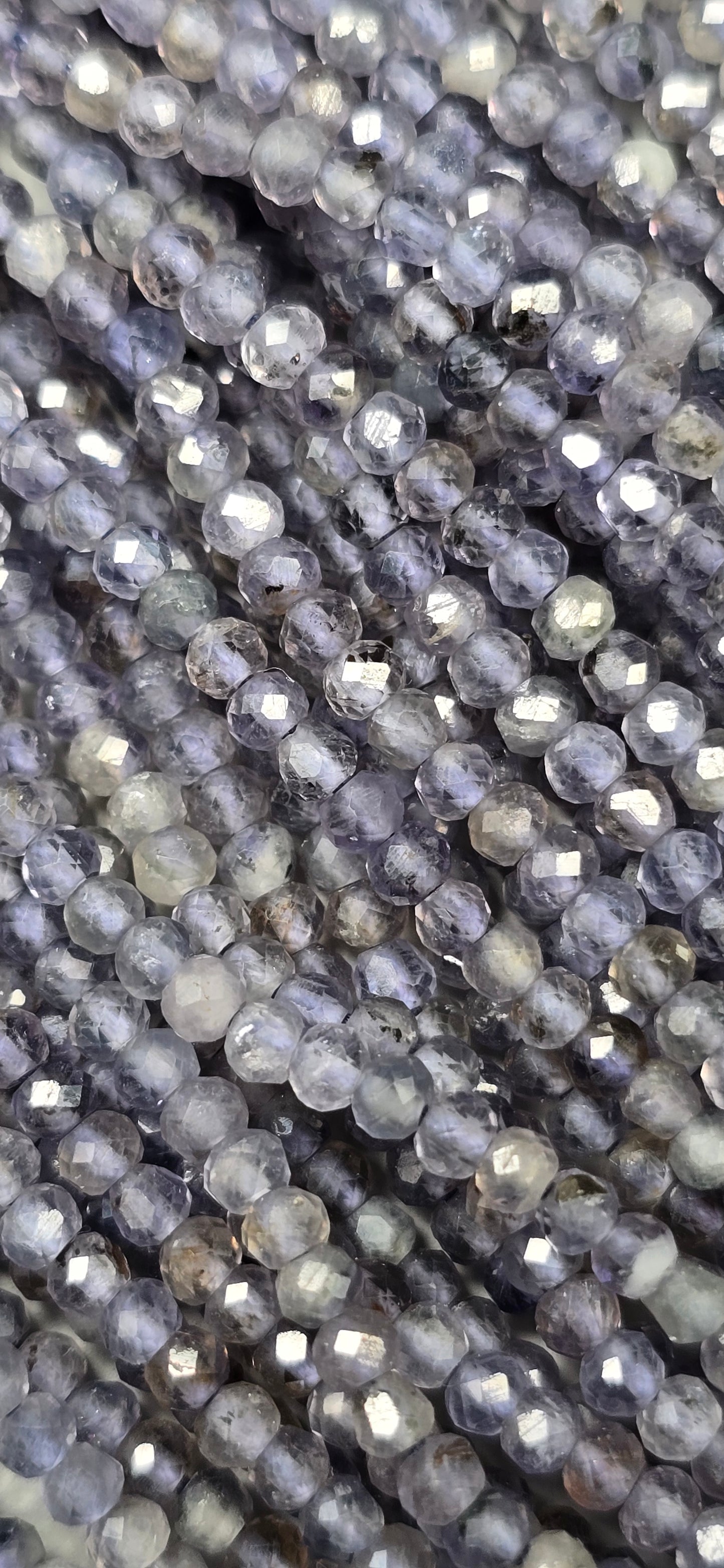 Iolite Beads - Facet