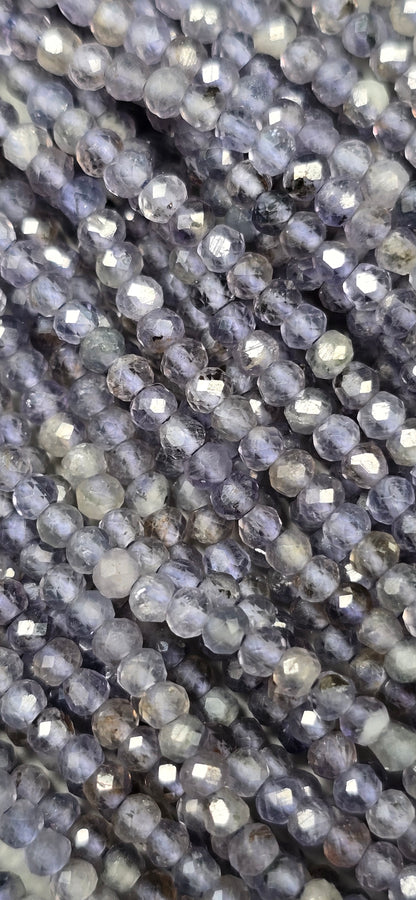 Iolite Beads - Facet