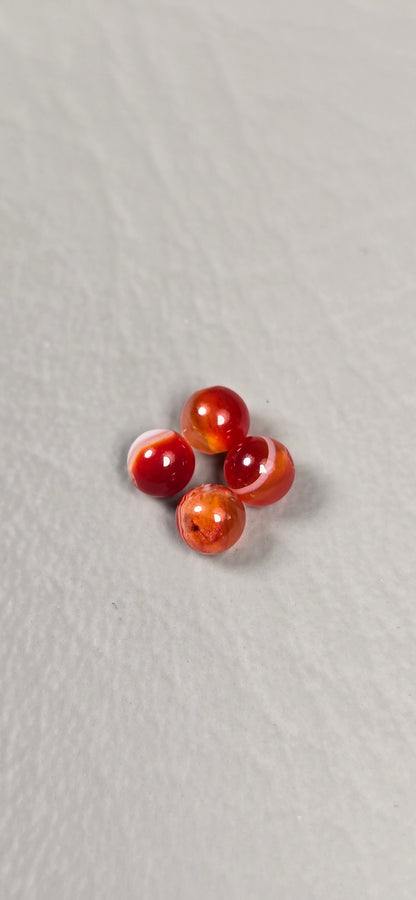 Carnelian Beads - Round