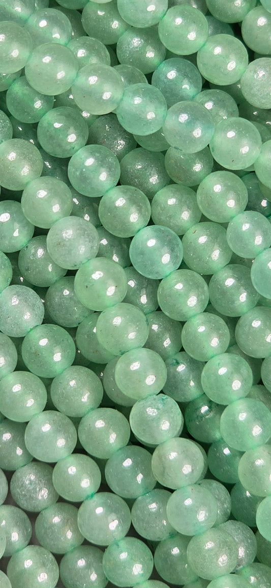 Green Aventurine Beads - Round