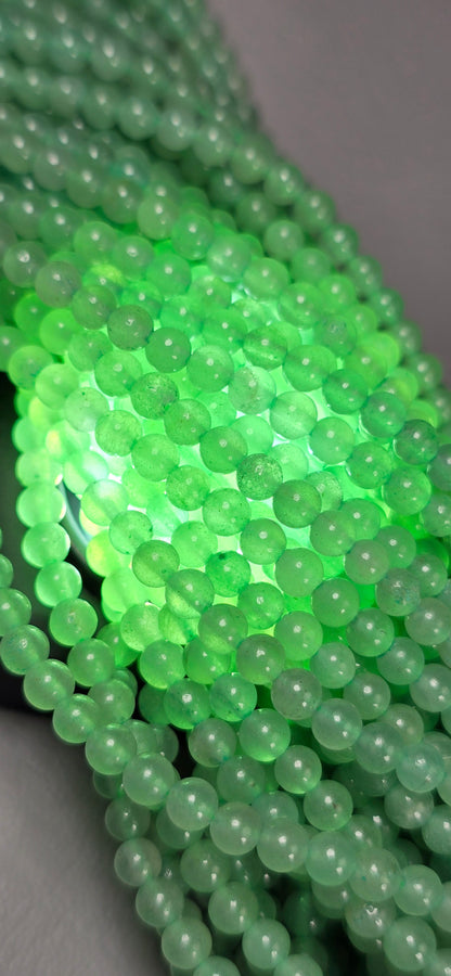 Green Aventurine Beads - Round