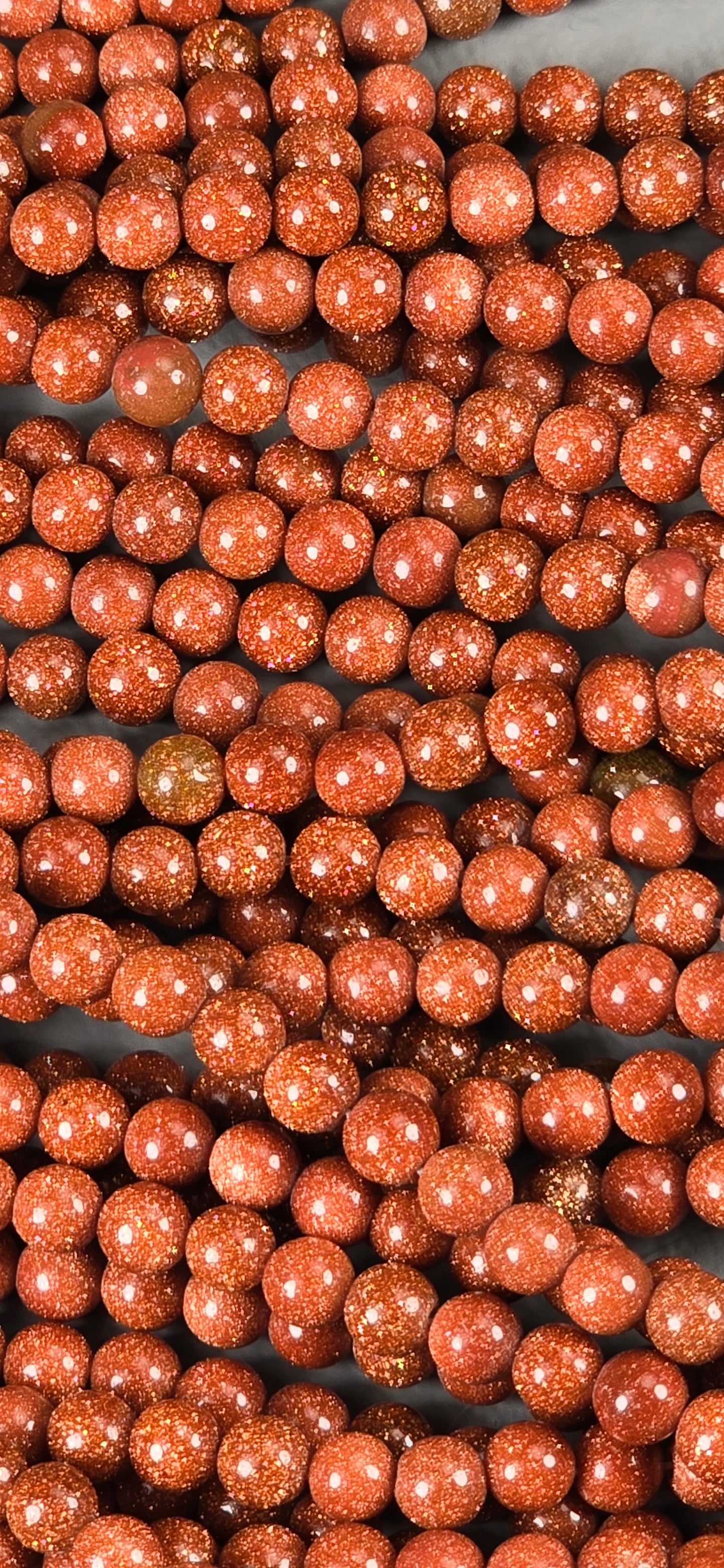Goldstone Beads - Round