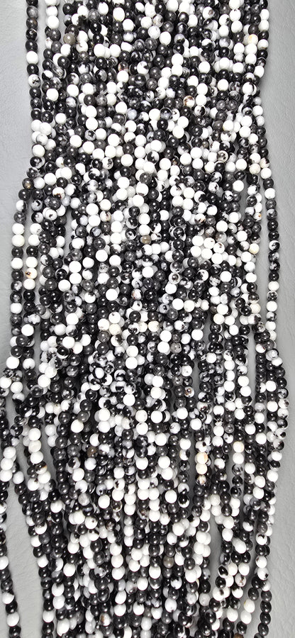 Zebra Jasper Beads - Round