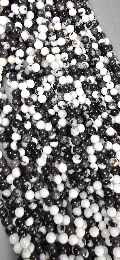 Zebra Jasper Beads - Round