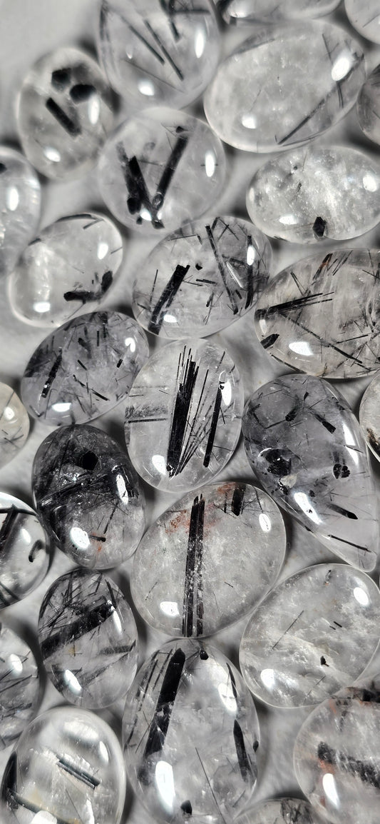 Tourmalated Quartz - Random Cabochon