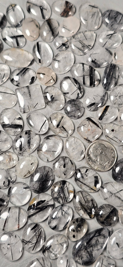 Tourmalated Quartz - Random Cabochon