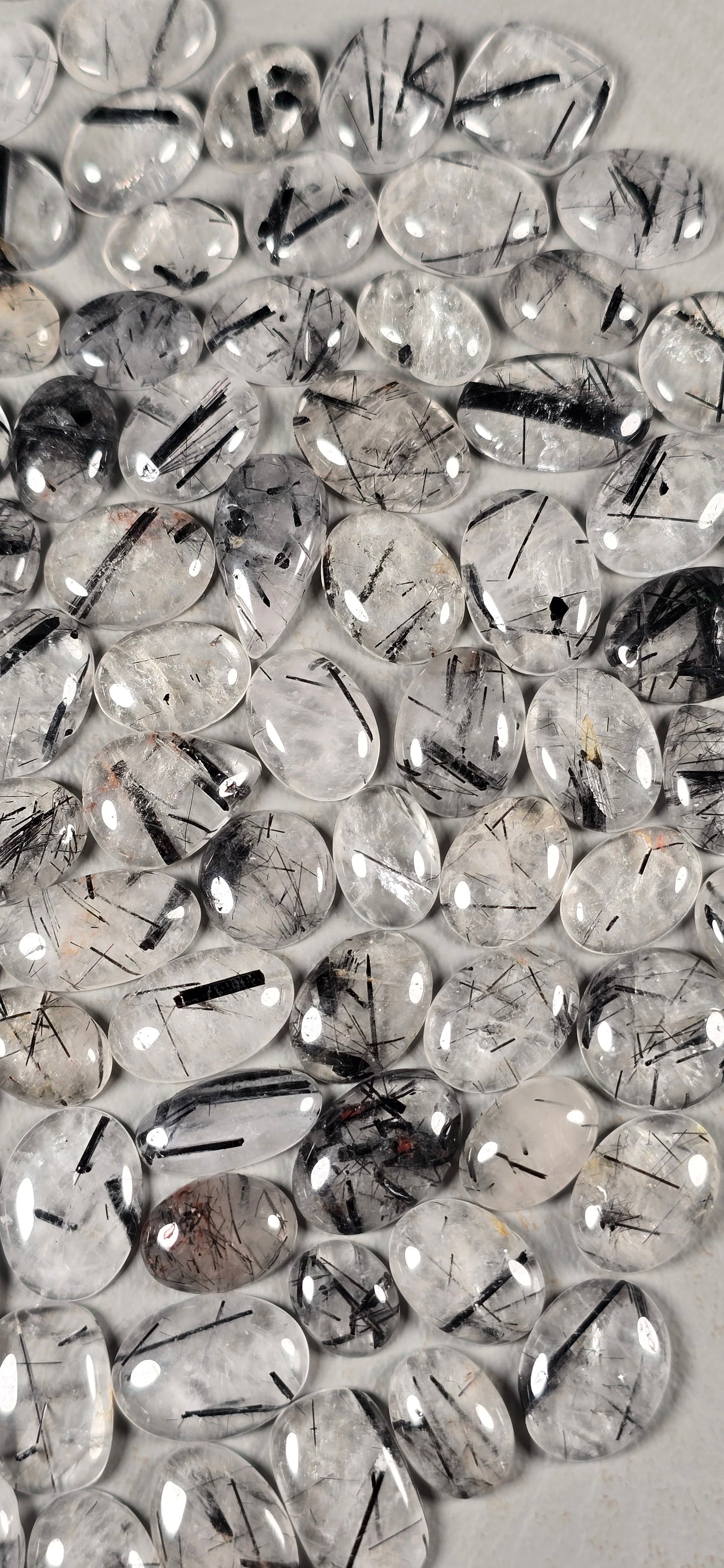 Tourmalated Quartz - Random Cabochon