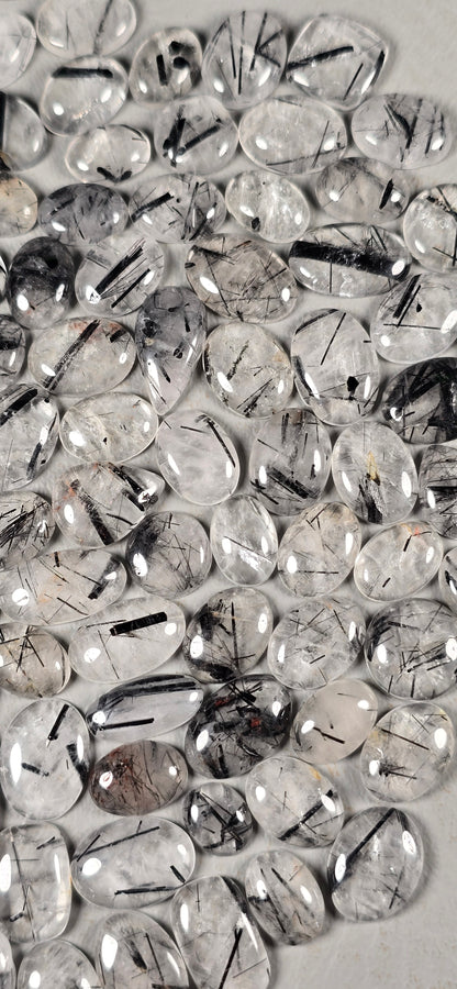 Tourmalated Quartz - Random Cabochon