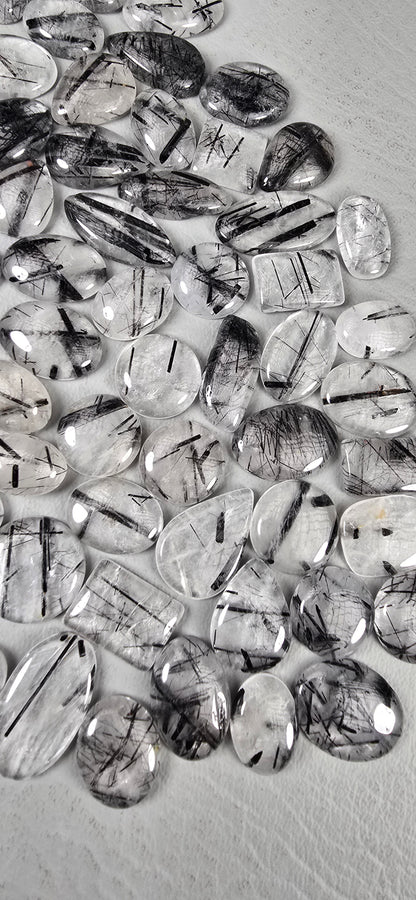 Tourmalated Quartz - Random Cabochon