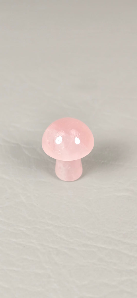 Rose Quartz Mushroom