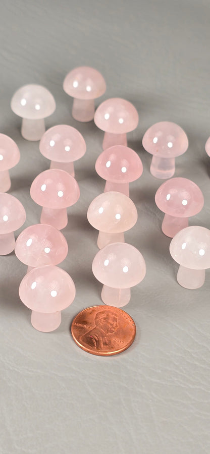 Rose Quartz Mushroom