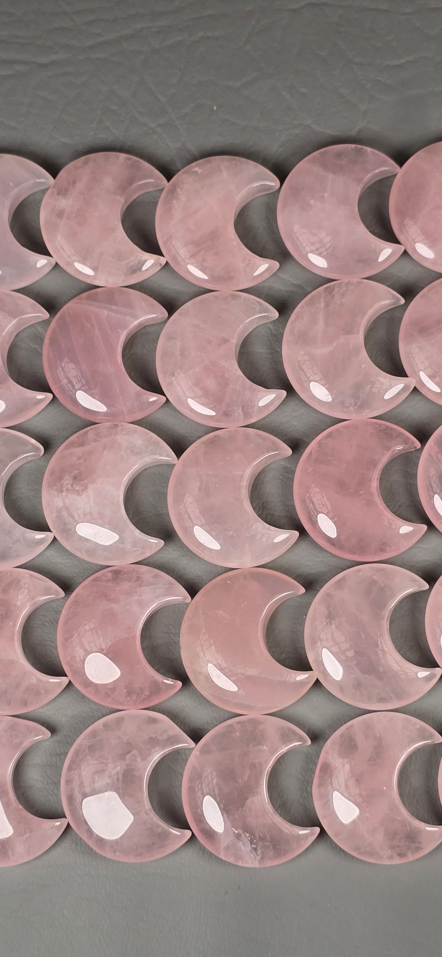 Rose Quartz Crescent Moon