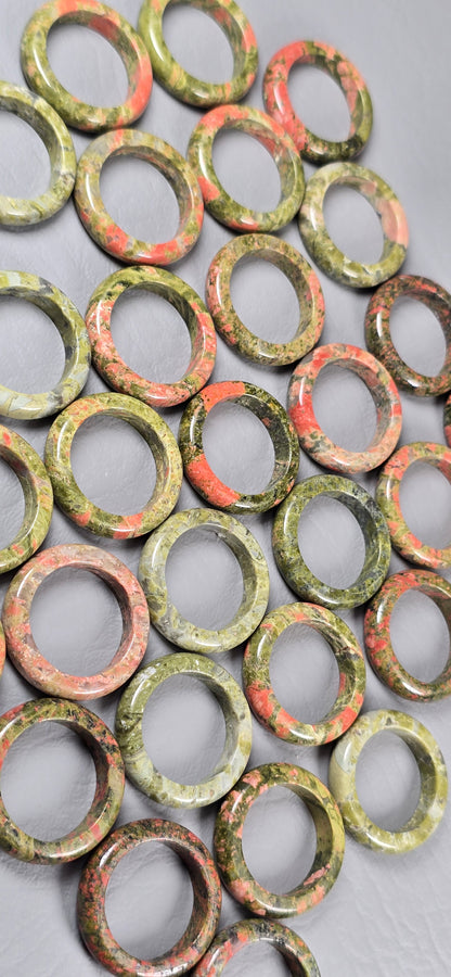 Unakite Rings
