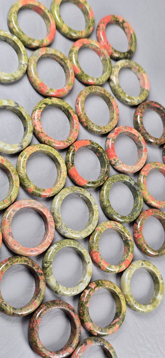 Unakite Rings
