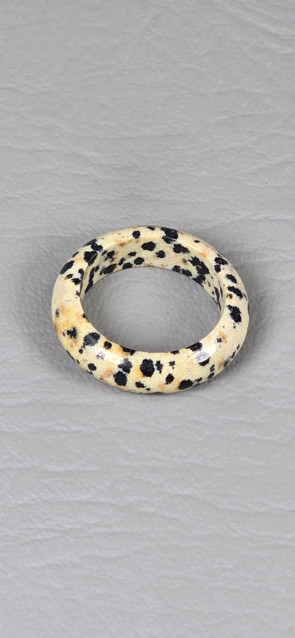 Dalmation Jasper Rings