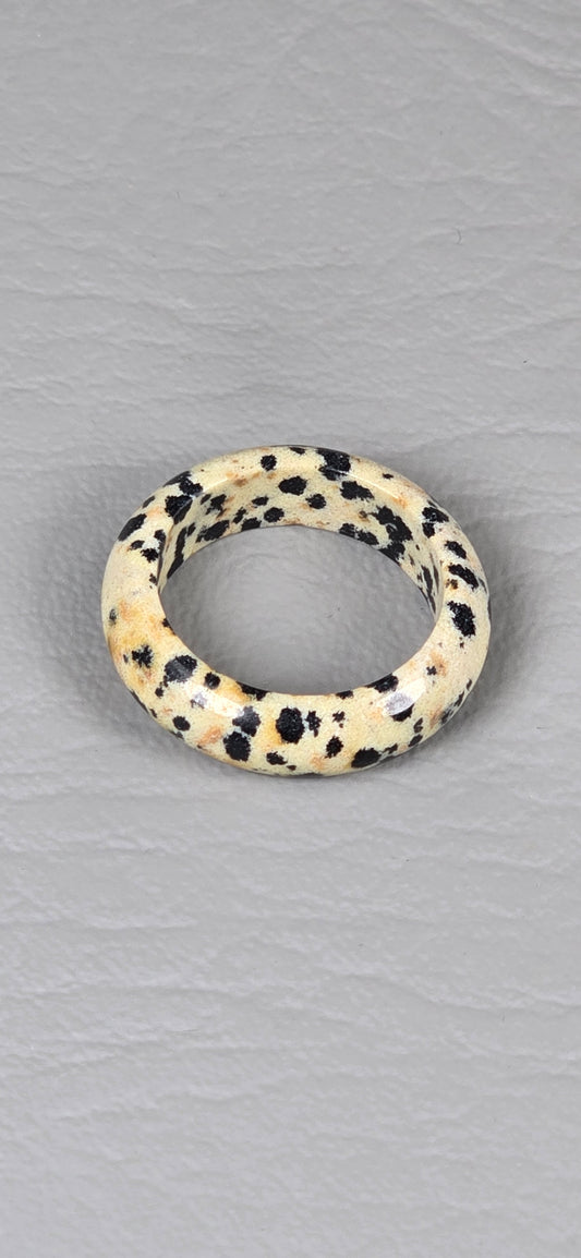 Dalmation Jasper Rings